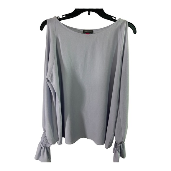 Vince Camuto Spring Romance Blouse Size Small Lilac Color P503 - Picture 6 of 7